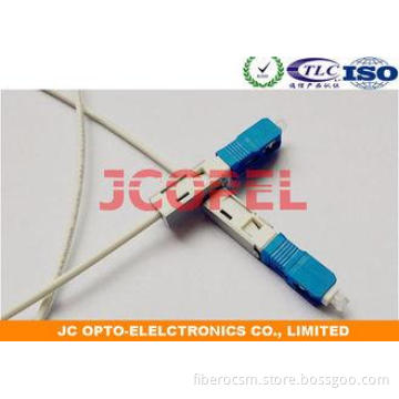 Assembly ABS SC Optical Fibre Cable Connectors Reliable Emb